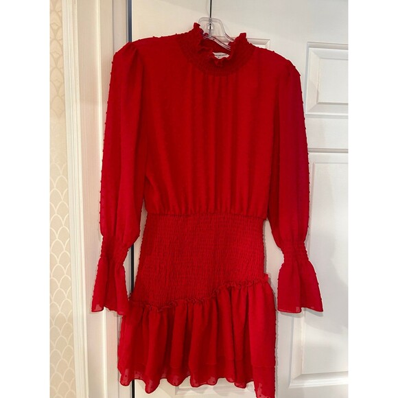 Inca Red Mini Dress - M - Picture 2 of 5